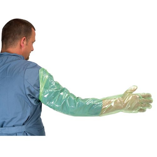 HANDSCHOENEN LANG MODEL green gloves